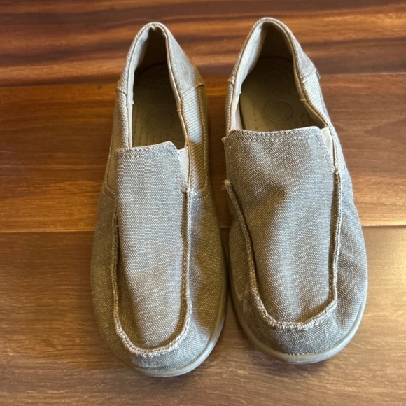 🌿SALE🌿CROCS Denim Shoes size 6 - Picture 3 of 9